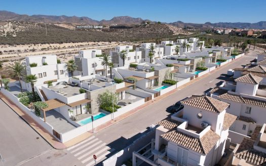 New Build Semi Detached Villas in Puerto de Mazarrón Close to the Beach