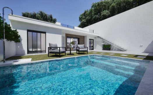 New Build Semidetached corner Villas for Sale in Torre Pacheco with Private Pool and Solarium