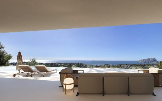 Luxury Contemporary Villa with Panoramic Sea Views in Montemar, Benissa