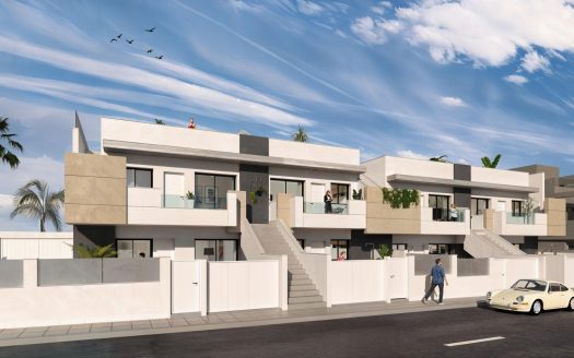 Modern New Build Bungalows for Sale in San Pedro del Pinatar Near the Beach