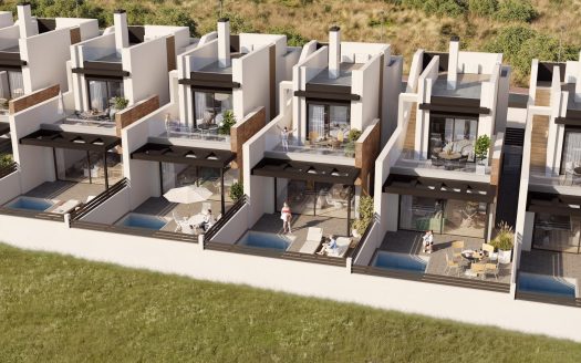 Nouvelles maisons de style scandinave à Aguas Nuevas Torrevieja