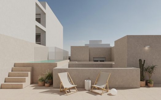 Moderne nybyggede leiligheter i hjertet av Torrevieja, bare 600 m fra sjøen