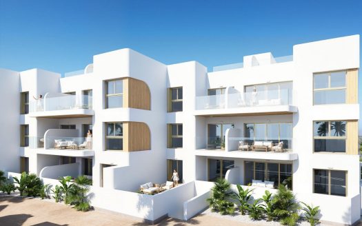 Nouveau complexe résidentiel à Los Alcázares, en première ligne du Serena Golf