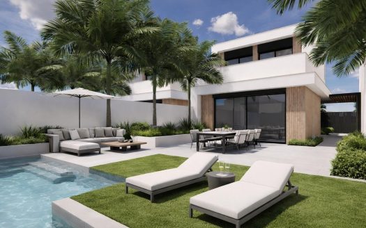 Three-bedroom villa with private pool in Los Alcázares