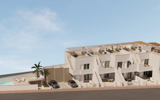 Moderne lejligheder med fælles pool tæt på stranden i San Pedro del Pinatar