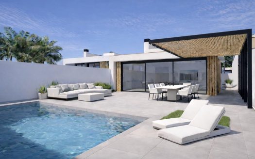 Villa neuve de trois chambres à Los Alcázares