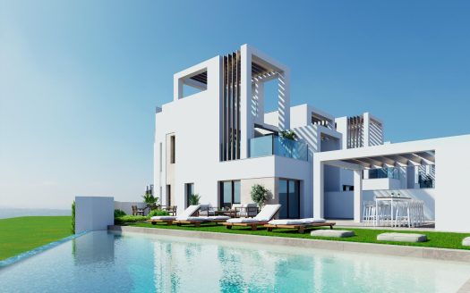 Nieuwbouwwoningen met privézwembad bij Serena Golf-Los Alcazares
