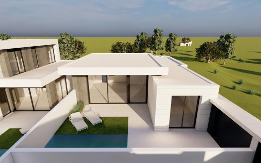 Villa neuve de trois chambres à Pilar de la Horadada