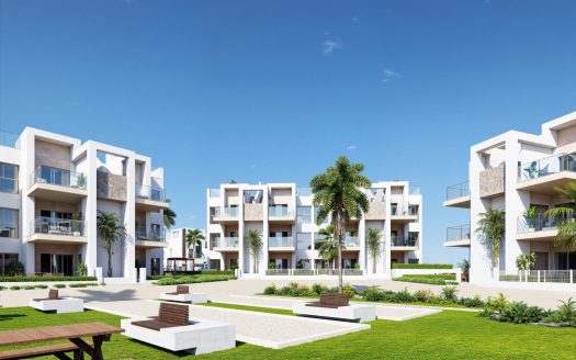 Nieuwbouw resortappartementen bij La Serena Golf-Los Alcazares vlakbij het strand