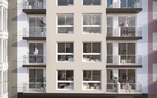 Neubau-Studios und -Wohnungen im Zentrum von Torrevieja in Strandnähe