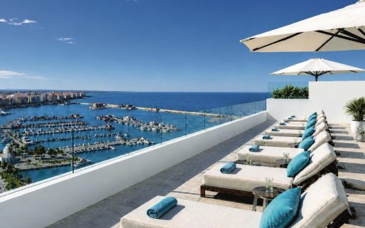Appartements neufs de luxe près du port de plaisance de Torrevieja et de Playa del Cura