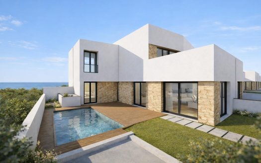 Moderne, neu gebaute Vierfach-Eckvillen in Bigastro, Alicante