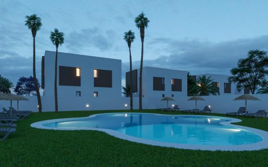 Nowe bliźniacze wille nad morzem w La Marina – plaża El Pinet
