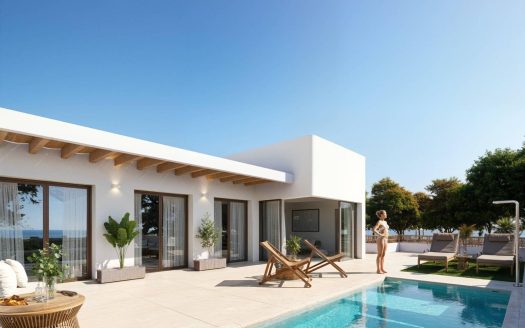 New Build Ibiza Style Townhouses in Dolores Costa Blanca