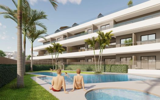 Nye lejligheder og bungalows til salg i Pilar de la Horadada tæt på stranden