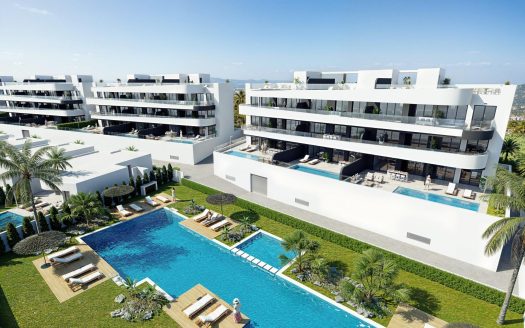 Nowe apartamenty i wille z widokiem na pole golfowe w La Serena Golf w Los Alcazares