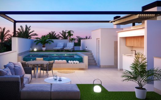 Programme immobilier de prestige avec piscine privée à Pilar de la Horadada