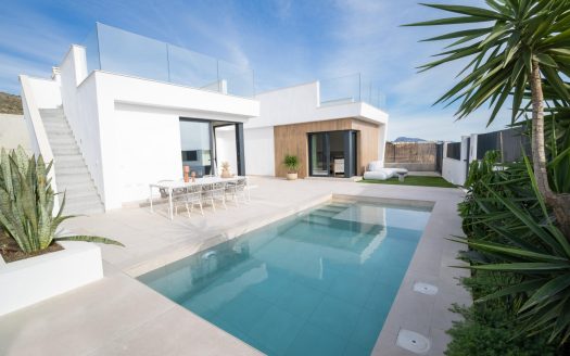 New Build Villas in Altaona Golf Resort Murcia with Private Pool and Mountain Views