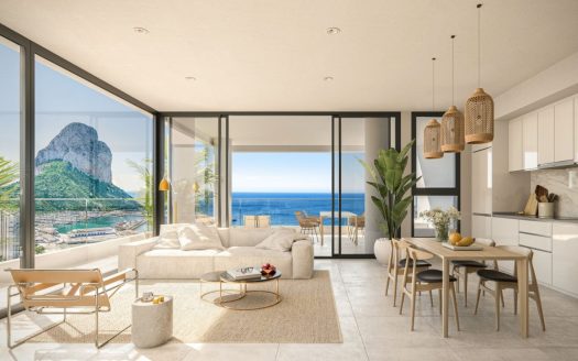NEW BUILD LUXURY PENTHOUSES WITH THE SEA VIEWS IN CALPE