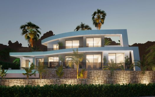 NIEUWBOUW VILLA MET ZEEZICHT IN BENISSA