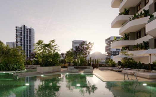 Modern New Build Homes in Calpe Just 450 m from Playa del Cantal Roig