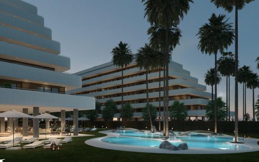 Neubau-Apartments am Strand in Moncofa mit Meerblick zu verkaufen