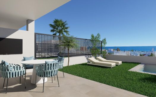 Apartamentos y adosados con vistas al mar en Mojácar Playa, a 600 m de la playa