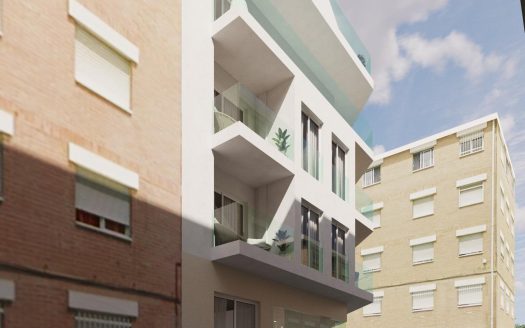 Studio neuf à Guardamar del Segura, à 600 mètres de la plage