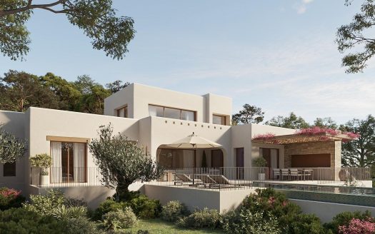 Luxury Ibizan Style Villa in La Fustera (Benissa Costa) Just 1 km from the Beach