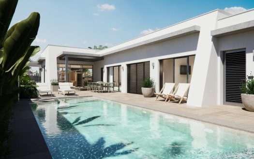 NOUVELLE VILLA CONSTRUITE SUR UN ÉTAGE