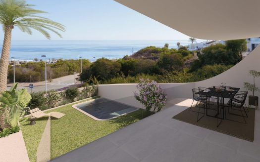 Bungalows neufs avec vue sur la mer à La Mata, Torrevieja