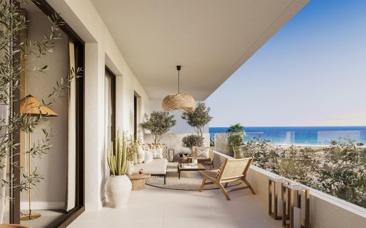 New Build Beachfront Apartments and Penthouses for Sale in Macenas, Almería