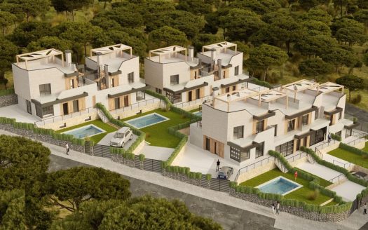 Neu gebaute Doppelhaushälfte in Polop